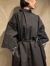 Load image into Gallery viewer, Women 372501 高密度シャンブレー アシンメトリーコート