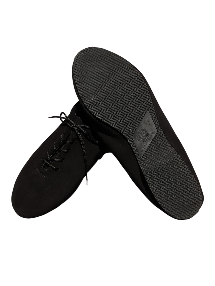 CROWN 別注 Black suede dance shoes – HAVERSACK