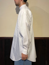 Load image into Gallery viewer, 422500 高密度80サテン バンドカラーシャツ