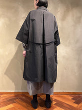 Load image into Gallery viewer, Women 372501 高密度シャンブレー アシンメトリーコート