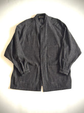 画像をギャラリービューアに読み込む, 872621 C/Wオールドヘリンボーン スタンドカラー カバーオールシャツアウター