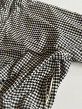 画像をギャラリービューアに読み込む, 872624 コットンシルクギンガムチェック スタンドカラーブルゾン