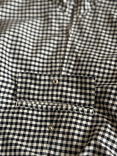 画像をギャラリービューアに読み込む, 872624 コットンシルクギンガムチェック スタンドカラーブルゾン