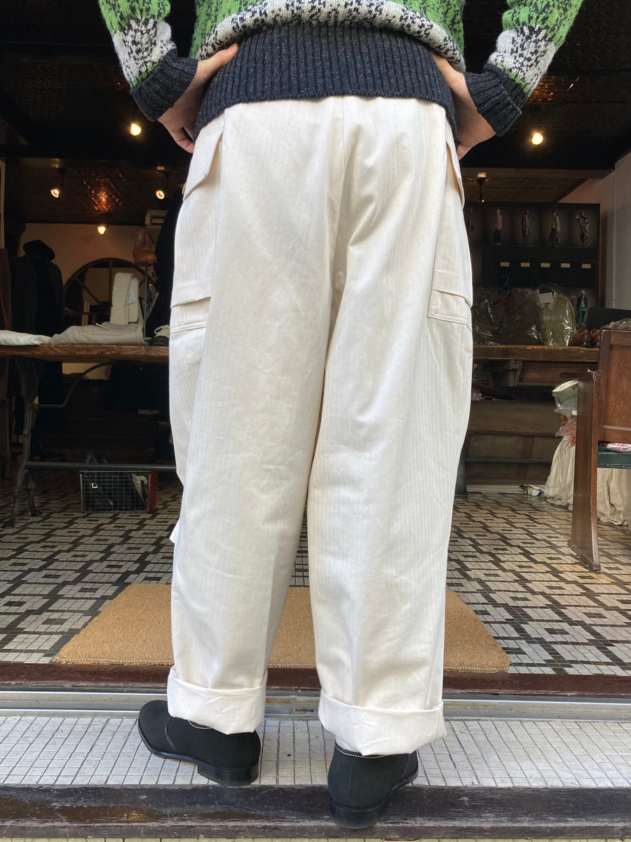 462225/862327 ヘリンボーンミリタリーパンツ