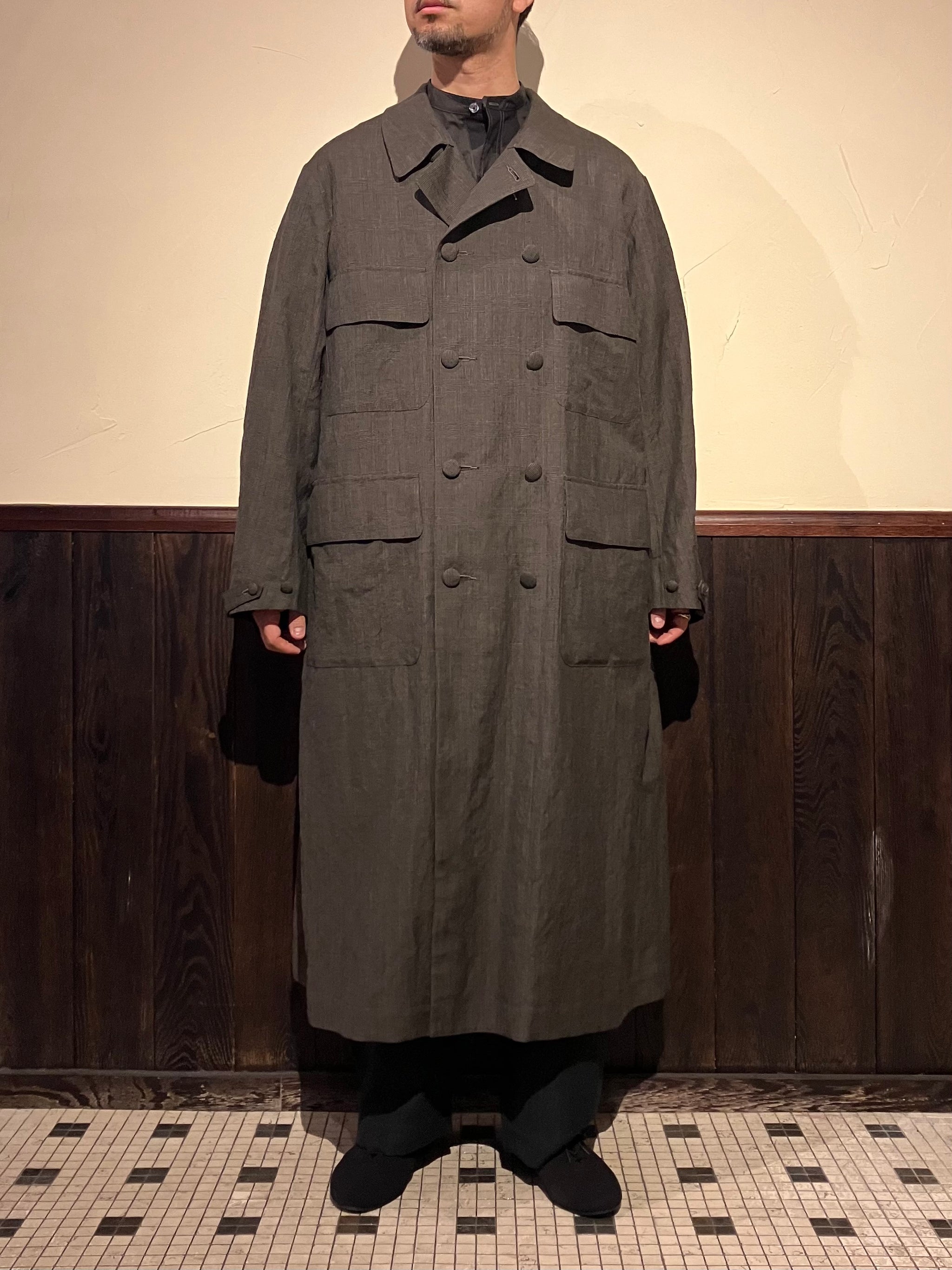 希少 日本製 HAVERSACK リバーシブルノーカラーブルゾン ウールカシミア 希少 日本製 HAVERSACK リバーシブルノーカラーブルゾン ウール