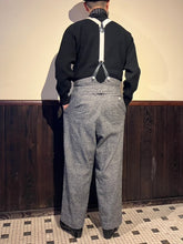 將圖片載入圖庫檢視器 HSP-005　直営店別注　グレンチェック　ハイバックサスペンダーワイドパンツ
