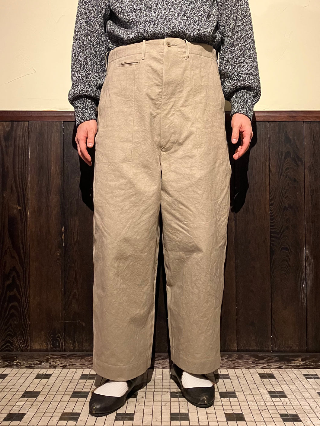 862622 高密度ツイル ワイドパンツ – HAVERSACK