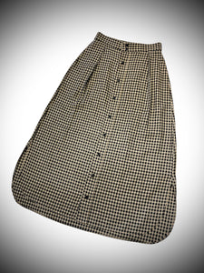 Women 362501 シェパードチェック ロングシャツスカート