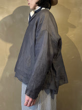 이미지를 갤러리 뷰어에 로드 , Woman's 622625 ラミーツイル リバーシブルプルオーバーシャツ
