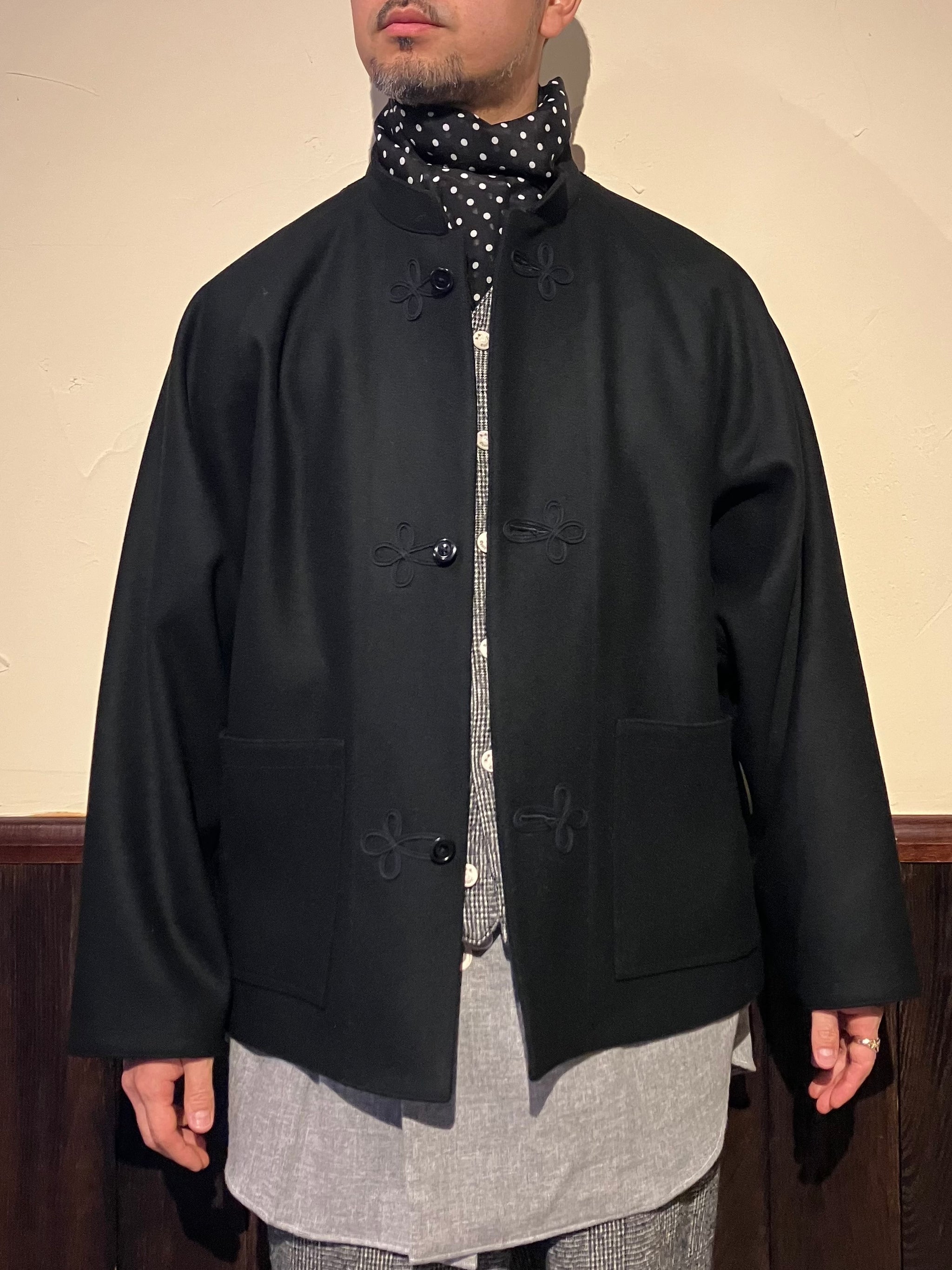 美品　Haversack ジャケット セール】 HAVERSACK シルク シャツジャケット （その他アウター