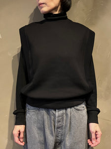 Women 312522 アズマ裏毛 クルーネックベスト