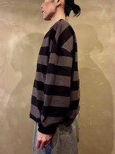 이미지를 갤러리 뷰어에 로드 , Women 412620 度詰天竺ボーダー ロングTシャツ

