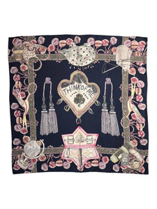 Swash silk scarf
