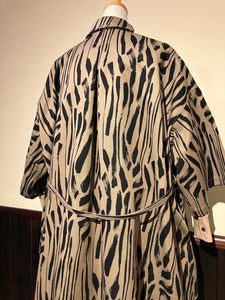 Women 372500 ブラッシュジャガード アシンメトリーコート
