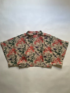Women's 622407 ボタニカル　フィッシャーマンブラウス