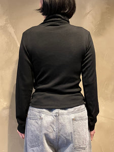 Women 412521 ウールフライス タートルネックシャツ