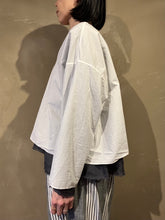 이미지를 갤러리 뷰어에 로드 , Woman's 622625 ラミーツイル リバーシブルプルオーバーシャツ
