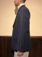 將圖片載入圖庫檢視器 472525  ピンストライプ　シングルブレスト　2ボタンジャケット
