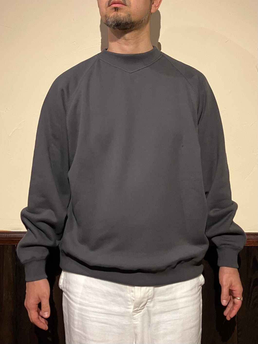 412522  アズマ裏毛　クルーネックシャツ