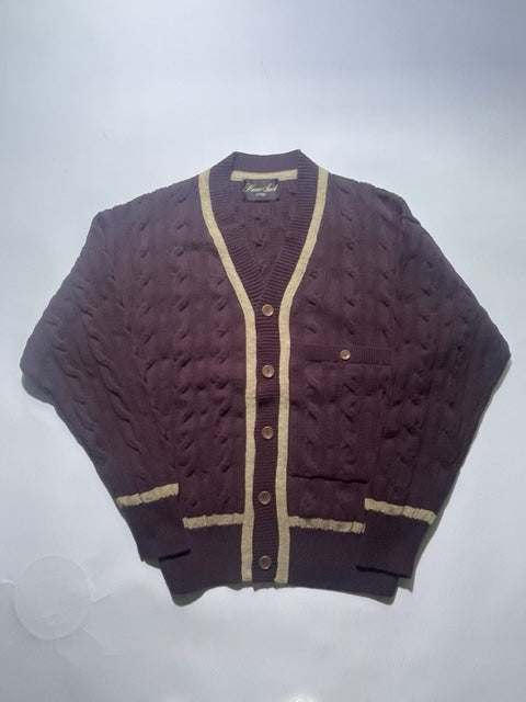Women's 832401 ７G　ケーブルカーディガン