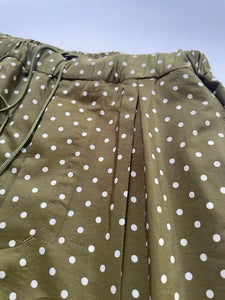 Women's 862405 ドット　イージーワイドパンツ