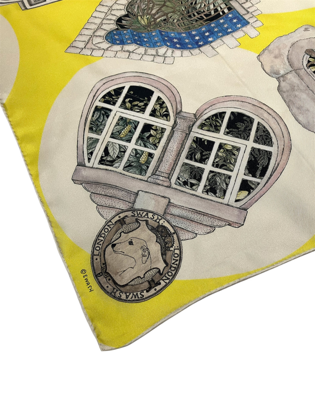 Swash silk scarf
