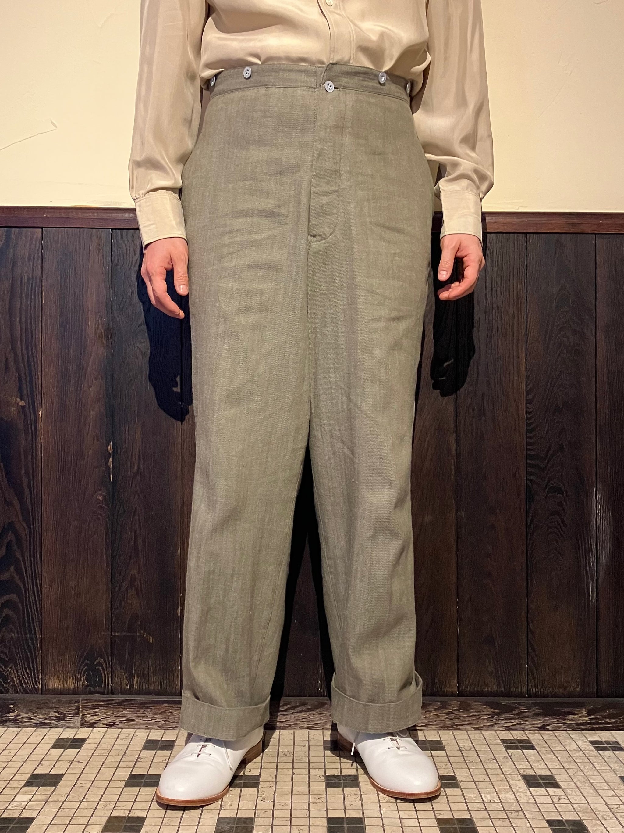 HAVERSACK H.S Equipment リネン パンツ サイズ1 H.S. Equipment – HAVERSACK
