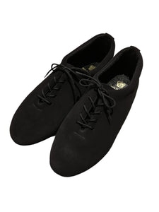 CROWN Black suede dance shoes