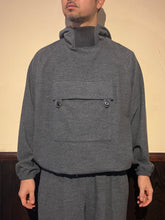 画像をギャラリービューアに読み込む, 412501  バランサーキュラーニット　フーデットパーカー
