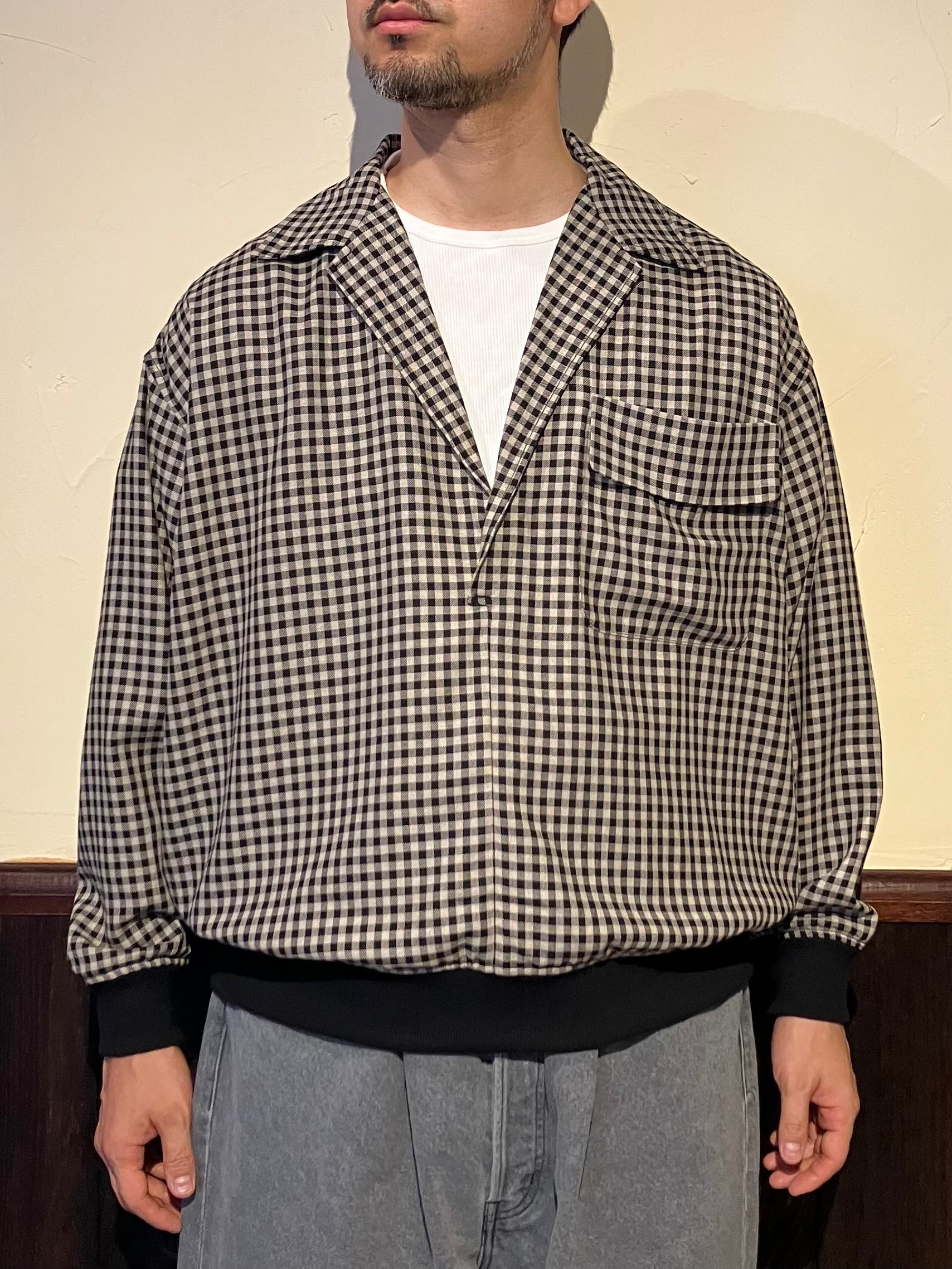 Haversack 半袖シャツ HAVERSACK シャツ |「別注」コットンリネンタイプライター 半袖
