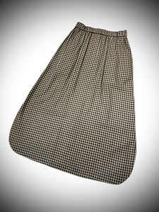 Women 362501 シェパードチェック ロングシャツスカート