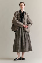 이미지를 갤러리 뷰어에 로드 , Women 622703 (スクエアドットジャガードアスコットシャツ)
