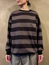 이미지를 갤러리 뷰어에 로드 , Women 412620 度詰天竺ボーダー ロングTシャツ
