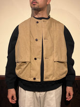 画像をギャラリービューアに読み込む, 442520  シルクキルト×コットンキャンバス　リバーシブルベスト
