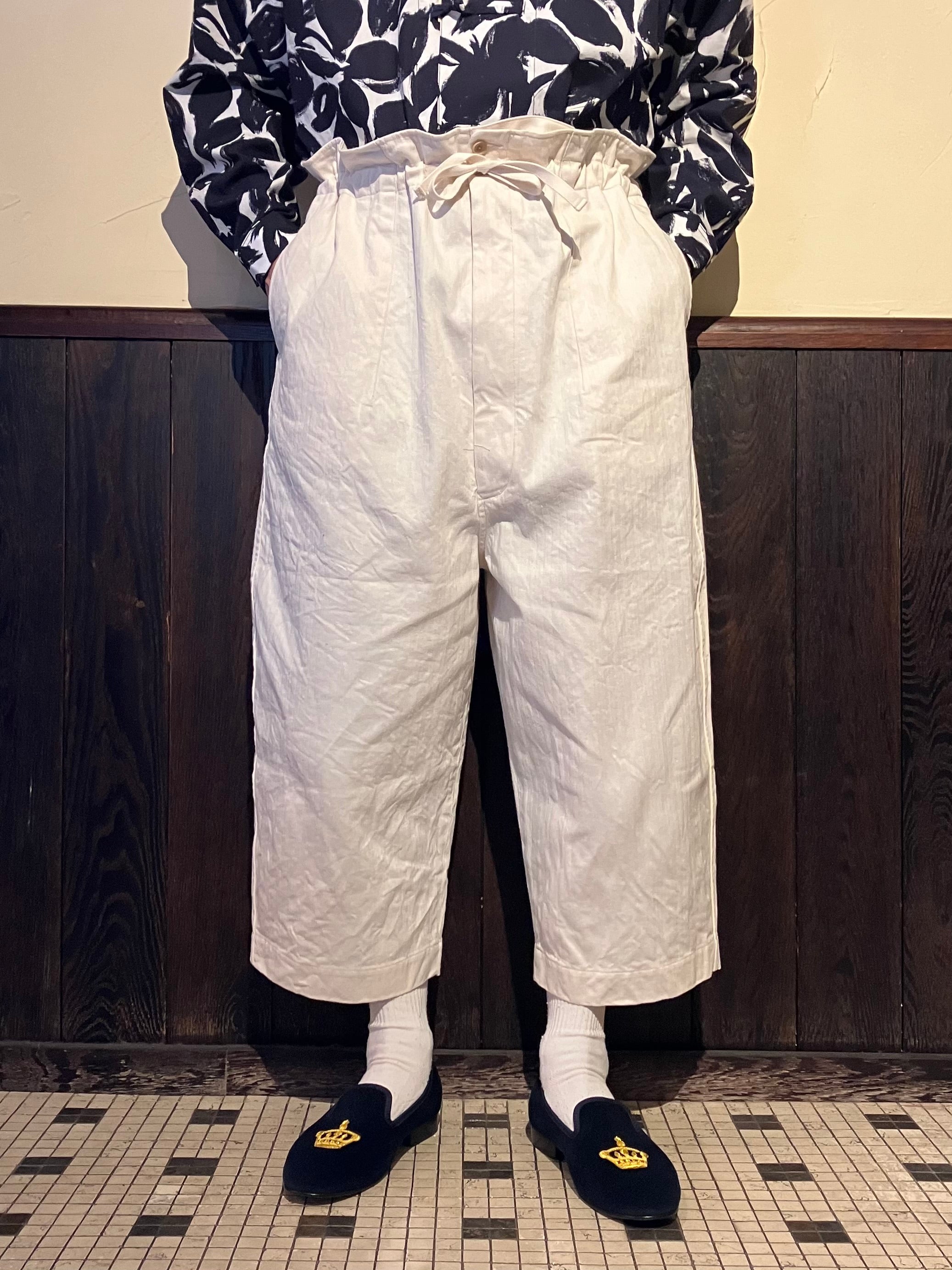 Yohji Yamamoto ハイウエスト ヘリンボーンワイドパンツ 中古・古着通販】Yohji Yamamoto pour homme (ヨウジヤマモト
