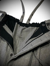 画像をギャラリービューアに読み込む, 462532  ピンストライプ　サロペットワイドパンツ
