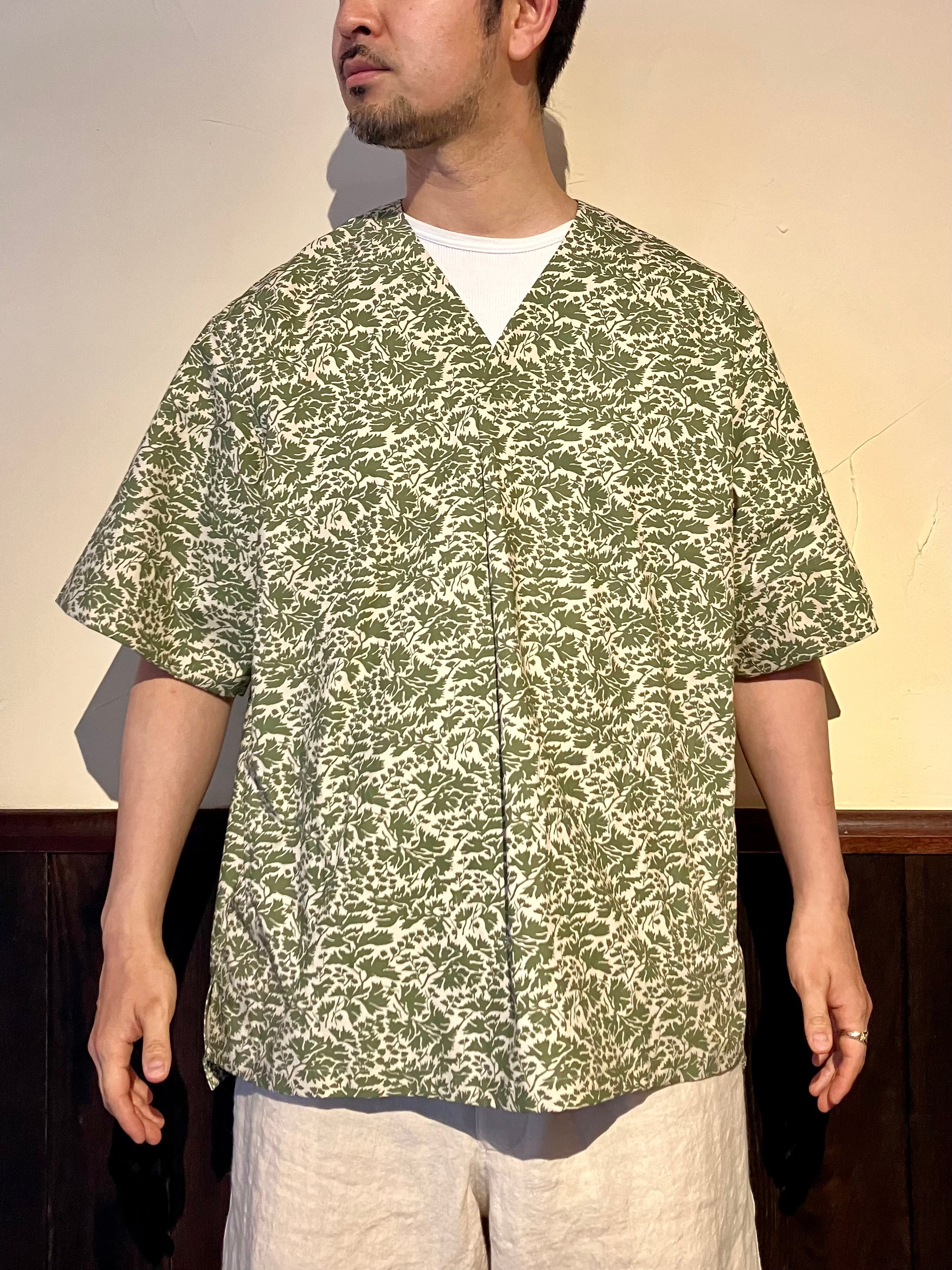 HAVERSACK attire ドット柄　開襟シャツ kija様宛追記あり HAVERSACK ドットシャツ&ina&mb