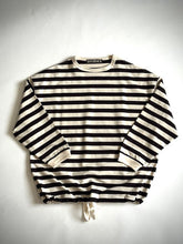 画像をギャラリービューアに読み込む, 812622 度詰天竺ボーダー クルーネックロングTシャツ
