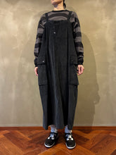 Load image into Gallery viewer, Women 362625 コーデュロイ ロングサロペットスカート
