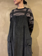 Load image into Gallery viewer, Women 362625 コーデュロイ ロングサロペットスカート
