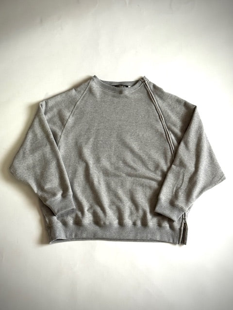 Women 612620 (クルーネックシームZIP スエットシャツ)