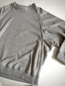 Women 612620 (クルーネックシームZIP スエットシャツ)