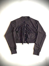 將圖片載入圖庫檢視器 Women 312602 (60/2ウール天竺クルーネックフリルカーディガン)
