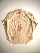 將圖片載入圖庫檢視器 822702 (コットンリネン風花柄バンドカラーシャツ)

