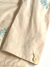 將圖片載入圖庫檢視器 872705 (コットンリネン風花柄3Bジャケット)

