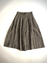 將圖片載入圖庫檢視器 Women 662701 (リネングレンチェックロングプリーツスカート)

