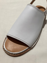 이미지를 갤러리 뷰어에 로드 , F.lli Giacometti White Calf Leather Open Toe Sandal
